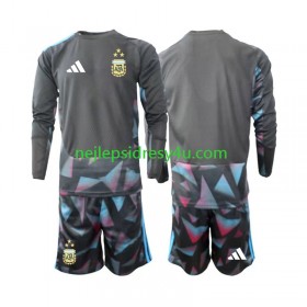 Fotbalový Dres Argentina Brankářské Dětské Domácí Mistrovství světa 2026 Dlouhý Rukáv